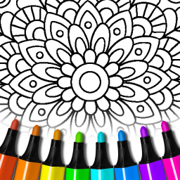 دانلود Mandala coloring book adults