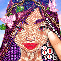 دانلود Diamond painting, coloring app