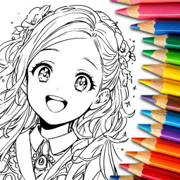 دانلود Cute Anime Coloring Game