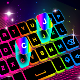 دانلود Neon LED Keyboard: RGB & Emoji