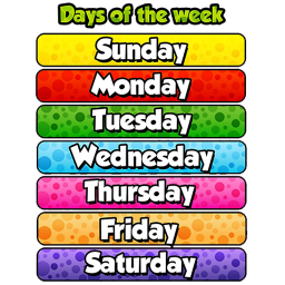 دانلود Days of the Week Images