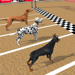 دانلود Dog Race Game: Dog Racing 3D