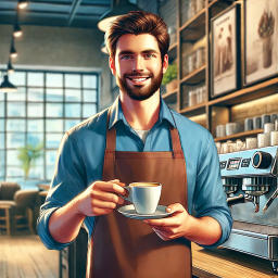 دانلود Coffee Shop Simulator 3D Cafe
