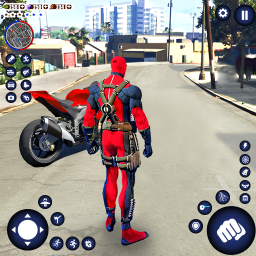 دانلود Miami Rope Hero Spider Game 2