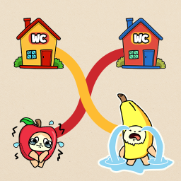 دانلود Banana Rush Race: Draw Puzzle