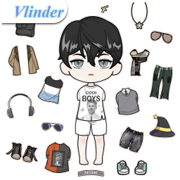 دانلود Vlinder Boy: Dress up games