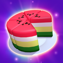 دانلود Cake Sort - Color Puzzle Game