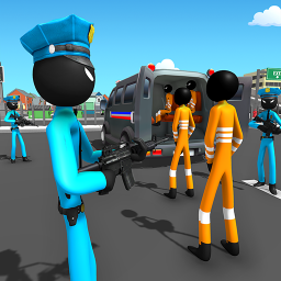 Stickman Prison Transport Van