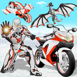 دانلود Snow Bike Transform Robot Game