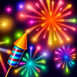 دانلود Fireworks For Kids & Coloring