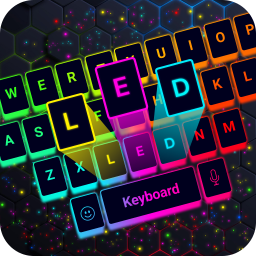 LED Keyboard: Emoji, Fonts