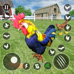 دانلود Talking Rooster: Chicken Games