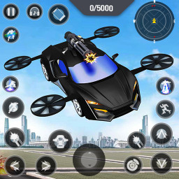 دانلود Flying Car Robot Shooting Game