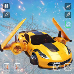 دانلود Flying Car Shooting - Car Game