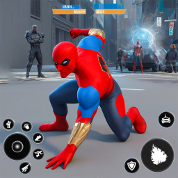 دانلود Flying Rope Hero: Spider Games