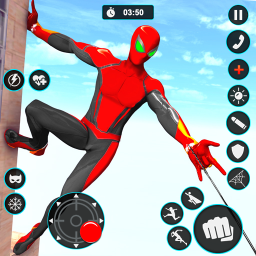 دانلود Flying Rope Hero: Spider Games