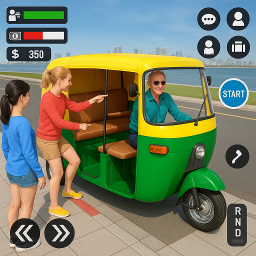 دانلود Tuk Tuk Rickshaw - Auto Game