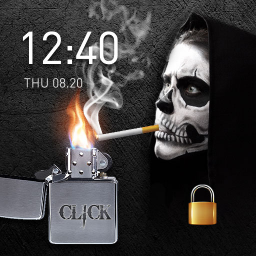 دانلود Cigarette Smoking Lock Screen