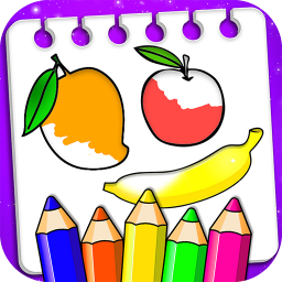 دانلود Fruits Coloring Book & Drawing