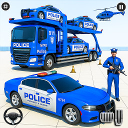 دانلود Police Car transporter Game 3D