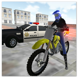 دانلود Motocross Racing Cop Game