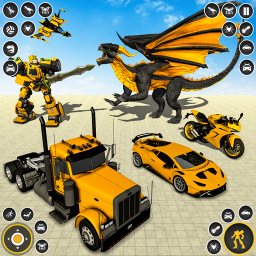 دانلود Dragon Robot Car Transform 3D