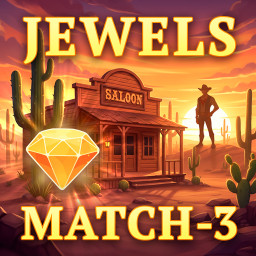 دانلود Jewels of the Wild West・Match3