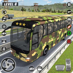دانلود Offroad Army Bus Offline Games