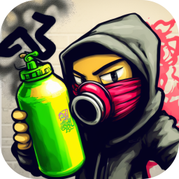 دانلود Graffiti Tags: spray painting