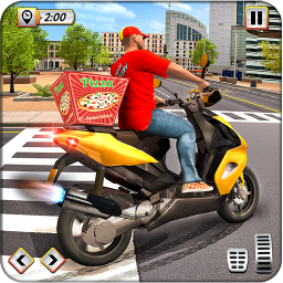 دانلود Pizza Delivery Boy Bike Games