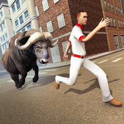 Angry Bull Wild Attack City
