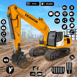 دانلود City Heavy Excavator Crane 3D