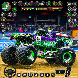 دانلود Monster Truck Stunts Racing 3D