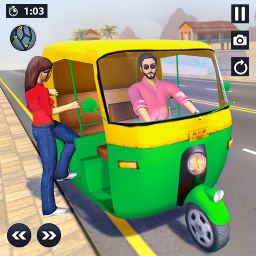 دانلود Rickshaw Game Offline -Tuk Tuk