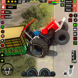 دانلود Tractor Game: Farming Games 3d