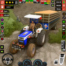 دانلود Tractor Game: Farming Games 3d