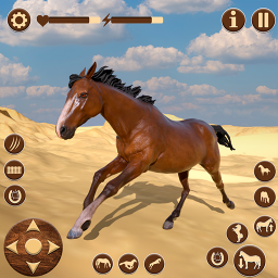 دانلود Wild Horse Riding Sim: Racing