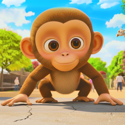 دانلود Bad Zoo Monkey Prank Simulator