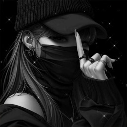 دانلود Girl Mask Wallpaper