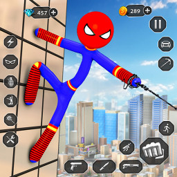 دانلود Stick Rope Hero Superhero Game