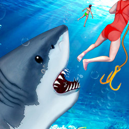 دانلود Underwater Fishing Shark Games