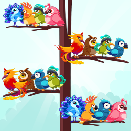 دانلود Bird Sort: Color Puzzle Game