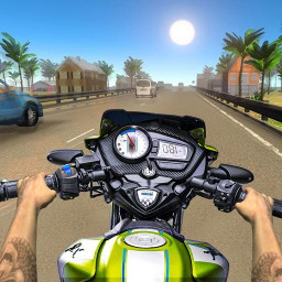 دانلود Highway Traffic Bike Race Moto