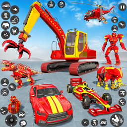 دانلود Excavator Robot War - Car Game
