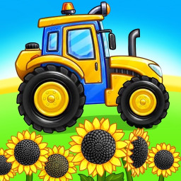 دانلود Tractor, car: kids farm games