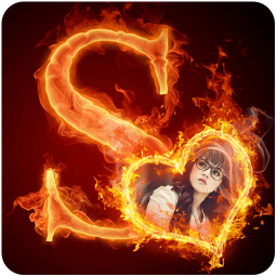 دانلود Fire Text Photo Frame