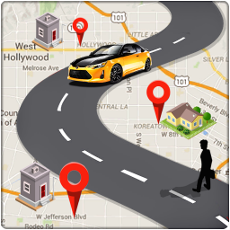 GPS Route Finder & Location POI Tracker Free