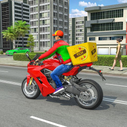 دانلود Pizza Delivery Bike Games 3D