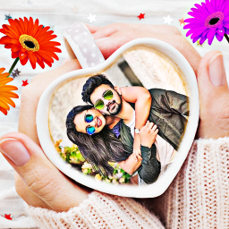 دانلود Coffee cup photo frames editor