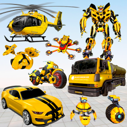 دانلود Helicopter Robot Car Transform